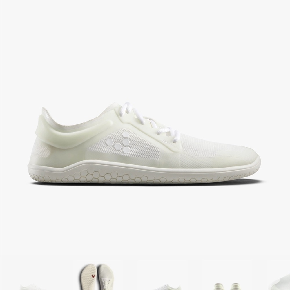 Vivobarefoot White Minimalist Sneakers